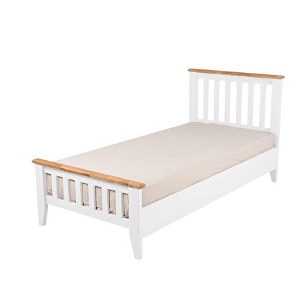 Prens Çocuk ve Genç Odası 90x190  Soft Beyaz Karyola