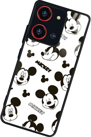 Reeder S19 Max Pro S 108 MP (Zoom) Uyumlu Mıckey Donald Tasarımlı Parlak Silikon Kılıf