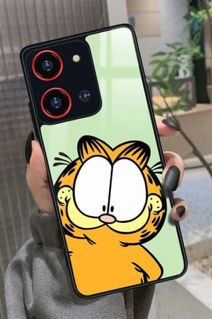 Reeder S19 Max Pro S 108 MP (Zoom) Uyumlu Garfield Tasarımlı Parlak Silikon Kılıf