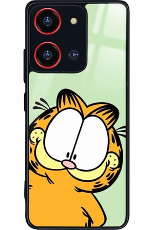 Reeder S19 Max Pro S 108 MP (Zoom) Uyumlu Garfield Tasarımlı Parlak Silikon Kılıf