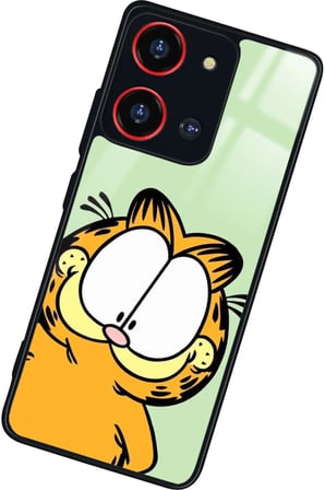 Reeder S19 Max Pro S 108 MP (Zoom) Uyumlu Garfield Tasarımlı Parlak Silikon Kılıf