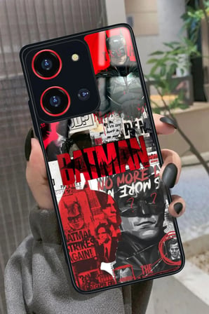 Reeder S19 Max Pro S 108 MP (Zoom) Uyumlu Batman Tasarımlı Parlak Silikon Kılıf