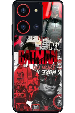 Reeder S19 Max Pro S 108 MP (Zoom) Uyumlu Batman Tasarımlı Parlak Silikon Kılıf