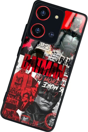 Reeder S19 Max Pro S 108 MP (Zoom) Uyumlu Batman Tasarımlı Parlak Silikon Kılıf