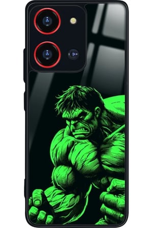Reeder S19 Max Pro S 108 MP (Zoom) Uyumlu Hulk Tasarımlı Parlak Silikon Kılıf