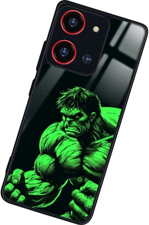 Reeder S19 Max Pro S 108 MP (Zoom) Uyumlu Hulk Tasarımlı Parlak Silikon Kılıf