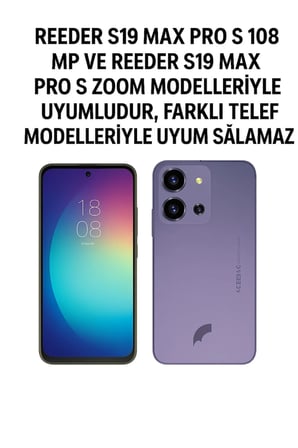 Reeder S19 Max Pro S 108 MP (Zoom) Uyumlu Hulk Tasarımlı Parlak Silikon Kılıf