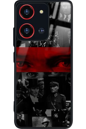 Reeder S19 Max Pro S 108 MP (Zoom) Uyumlu Atatürk Poster Tasarımlı Parlak Silikon Kılıf