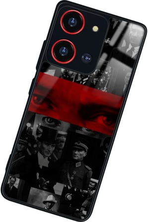 Reeder S19 Max Pro S 108 MP (Zoom) Uyumlu Atatürk Poster Tasarımlı Parlak Silikon Kılıf