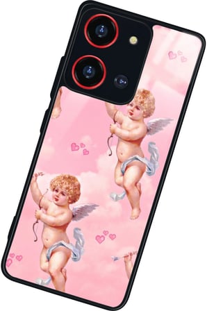 Reeder S19 Max Pro S 108 MP (Zoom) Uyumlu Melek Tasarımlı Parlak Silikon Kılıf