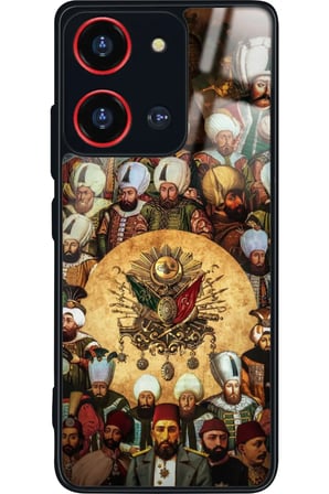 Reeder S19 Max Pro S 108 MP (Zoom) Uyumlu Padişah Tasarımlı Parlak Silikon Kılıf