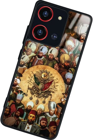 Reeder S19 Max Pro S 108 MP (Zoom) Uyumlu Padişah Tasarımlı Parlak Silikon Kılıf