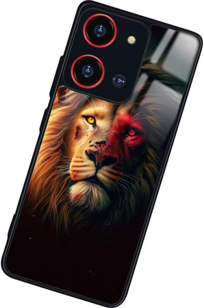 Reeder S19 Max Pro S 108 MP (Zoom) Uyumlu Aslan Tasarımlı Parlak Silikon Kılıf