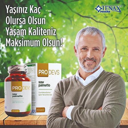 Prodevs 60 Kapsül (Saw Palmetto, Pygeum Africana, Likopen, Epimedyum ve Ginseng İçeren Gıda Takviyesi)