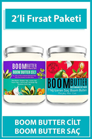 BOOM BUTTER Saç ve Cilt Bakım Paketi