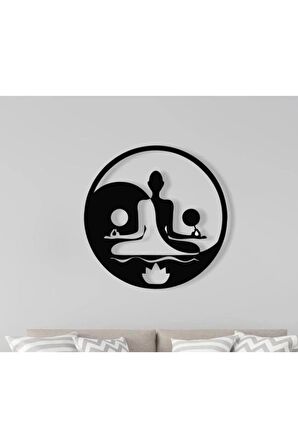 Yoga Tasarımlı Duvar Dekoru