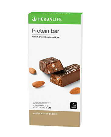 Protein Bar Vanilya Aromalı Bademli 14'lü paket