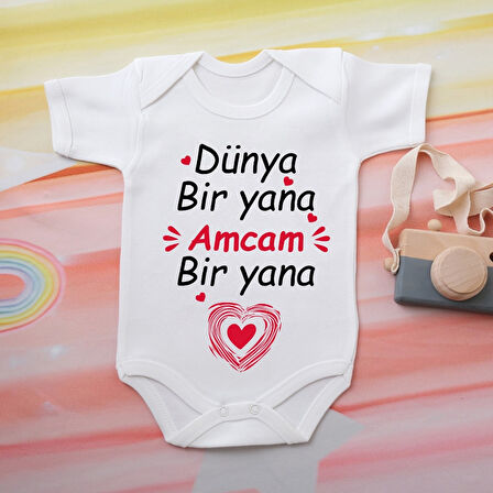 %100 Pamuklu Organik Baskılı Premium Çıtçıtlı Bebek Body Atlet Zıbın 00500