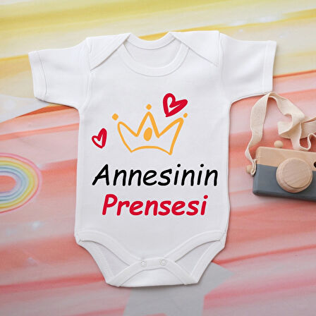 %100 Pamuklu Organik Baskılı Premium Çıtçıtlı Bebek Body Atlet Zıbın 00501