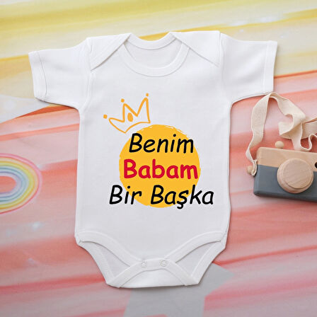 %100 Pamuklu Organik Baskılı Premium Çıtçıtlı Bebek Body Atlet Zıbın 00509