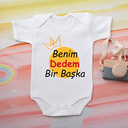 %100 Pamuklu Organik Baskılı Premium Çıtçıtlı Bebek Body Atlet Zıbın 00513