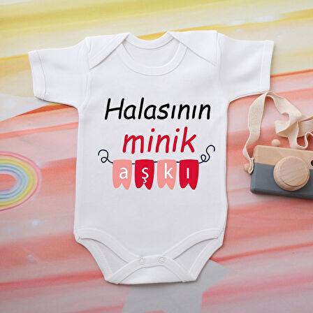%100 Pamuklu Organik Baskılı Premium Çıtçıtlı Bebek Body Atlet Zıbın 00516