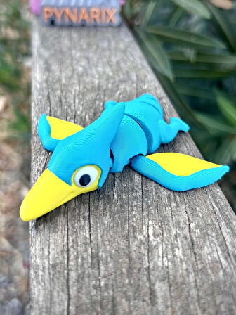 Pterodaktil Oyuncak Figürü – Gökyüzünün Kadim Efendisi🦖🌪️ 3D Hareketli Organik Model - Orta Boy