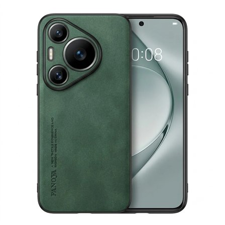 Huawei Pura 70 Uyumlu Kılıf Deri Görünümlü Şık Tasarım Hlt-Hide