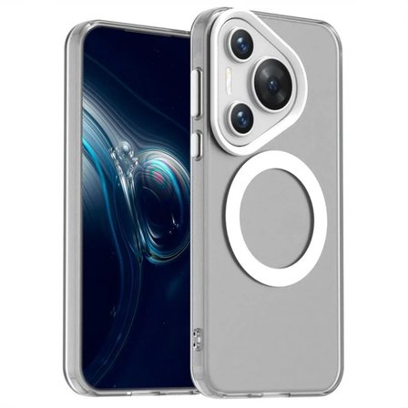 Huawei Pura 70 Pro Uyumlu Kılıf Renkli Kenarlı Magesafe Özellikli Hlt-Colour