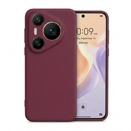 Huawei Pura 80 Pro Uyumlu Kılıf içi Kadife Lansman Silikon Hlt-Mara