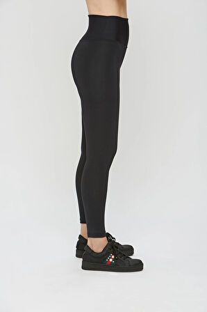 Siyah Ultra Soft Full Lycra Toparlayıcı Tayt