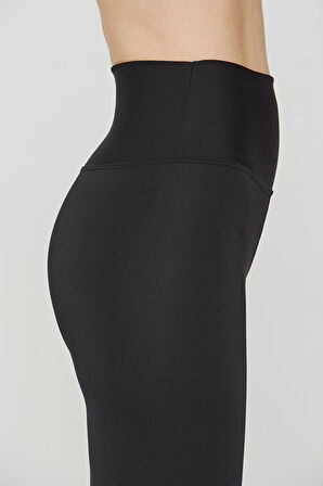 Siyah Ultra Soft Full Lycra Toparlayıcı Tayt