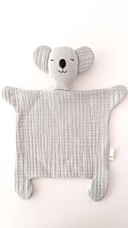 Sevimli Koala %100 Pamuklu 8 Katlı Müslin Uyku Arkadaşı/ Bebek Hediyelik / Oyuncak