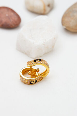 22 Ayar Kadın J Klips Altın Küpe Q128999