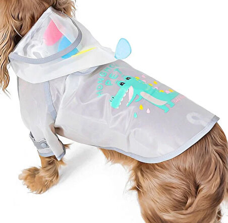 Köpek Küçük ve Orta Irk Yağmurluk Crocodile