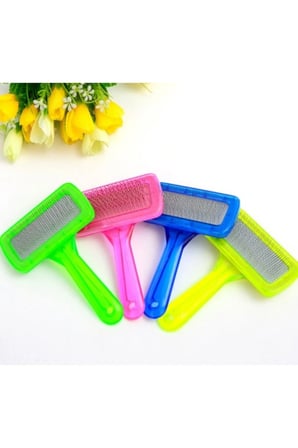 5 Adet Kedi Tüy Toplayıcı Fırça – Şeffaf Telli Evcil Hayvan Fırçası İnce Telli Geniş Yüzey Kedi Ve Köpek Tarama Pet Brush Grooming