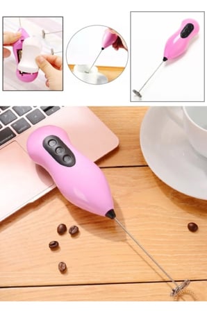 Kahve Süt Cappuccino Köpürtücü - Pilli Karıştırıcı