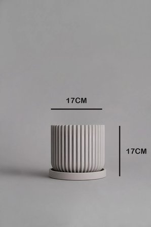Saksı V-110 Açik Gri-AÇİK GRİ