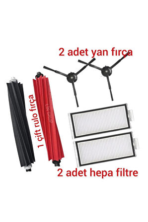 ROBOROCK Q5 Pro Robot vacuum uyumlu yedek parça seti