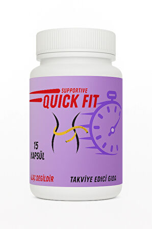 Quick Fit Ödem Atmaya Destek 1 Kutu 15 Caps Takviye Edici Gıda Kapsülü