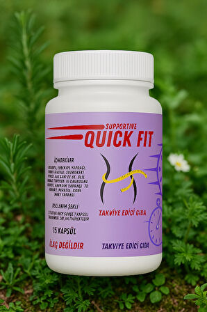 Quick Fit Ödem Atmaya Destek 1 Kutu 15 Caps Takviye Edici Gıda Kapsülü