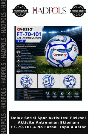 Delux Serisi Spor Aktivitesi Fiziksel Aktivite Antrenman Ekipmanı FT-70-101 4 No Futbol Topu 4 Astar