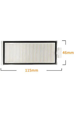 Q7 max + plus uyumlu yedek fırça mop HEPA Filtre yedek set