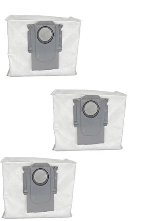 Roborock Q7 Max Plus / S7 Maxv Ultra / S7 Pro Ultra Istasyonlu 3 Adet Toz Torbası