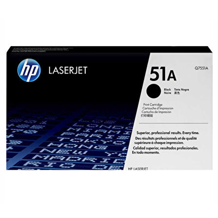 Hp Q7551A (51A) Siyah Orjinal Toner