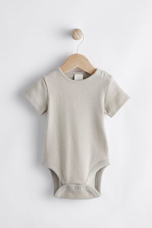 Next Baby % 100 Pamuklu Mavi Cepli Salopet Gri Body Zıbın 2’li Set