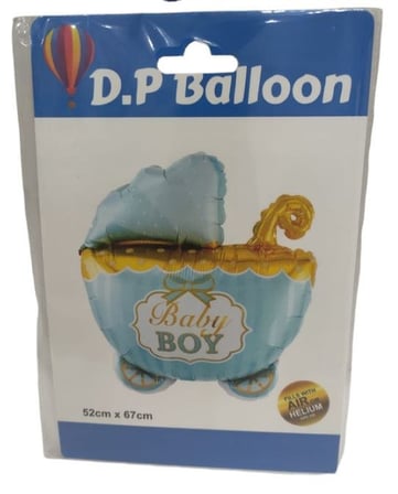 Delux Serisi Bebek Kutlaması Hoş Geldin Parti Süsü BABY BOY FOLYO BALON MAVİ
