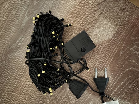 10m 100 Led Damla Uçlu Gün Işığı Siyah Kablo MZ-17-3 Ev Dekoru Oda Lambası Dekor Aydınlatma