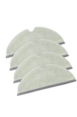 ROBOROCK Q8 max modeli uyumlu 4 adet Mop Paspas