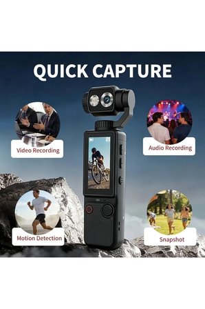 4K HD WiFi Vlog Kamera Seyahat Bisiklet Sürücü Kaydedici Motosiklet için Mini Aksiyon Spor Kamerası
